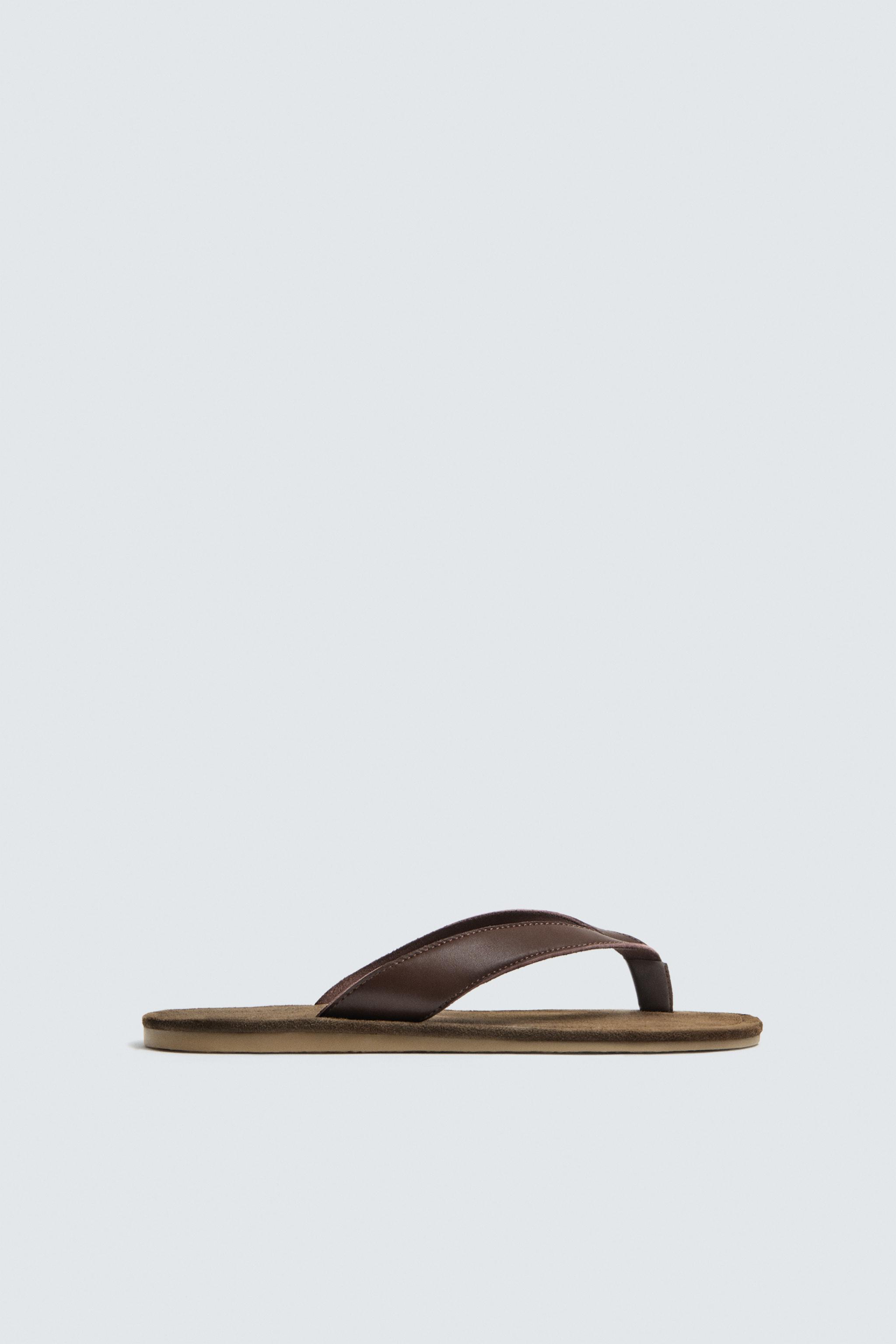 SANDALES EN CUIR À BRIDES